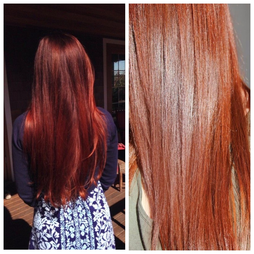 Какой цвет волос получиться если на рыжие волосы покрасить темно русые волосы