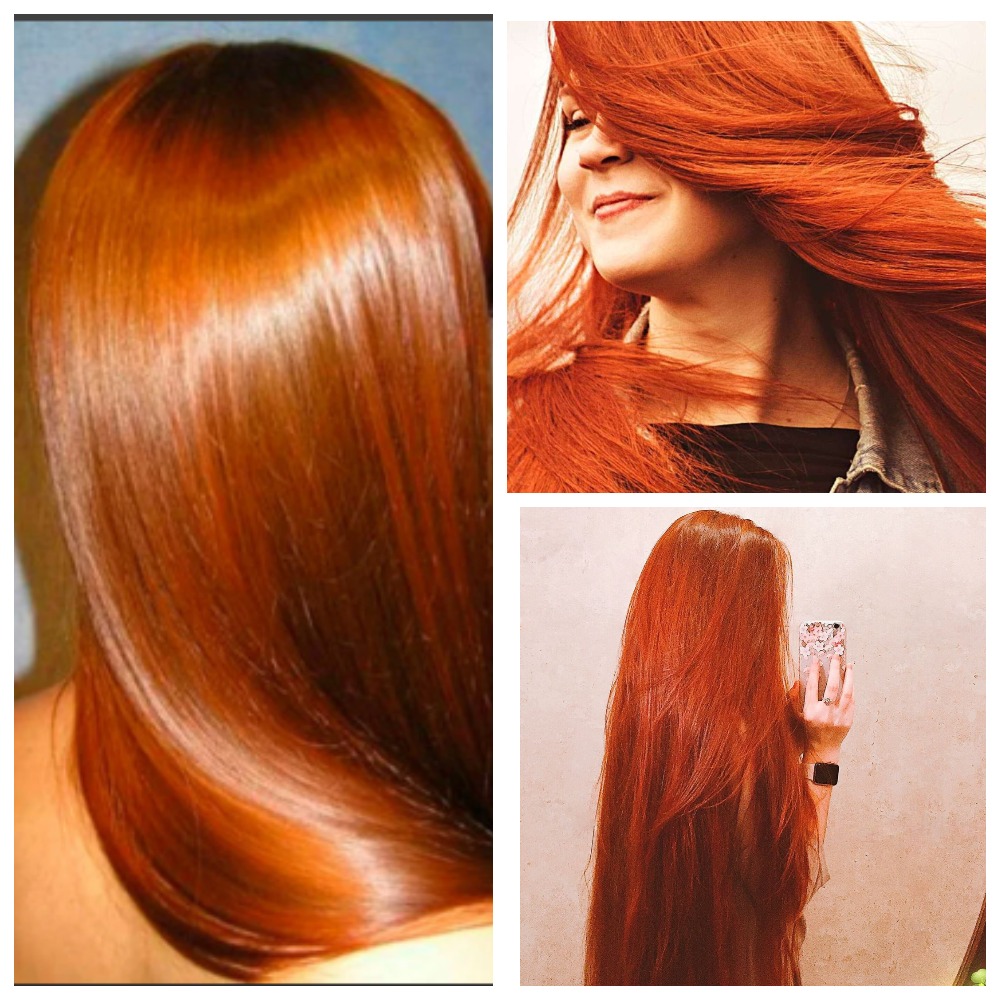 Краска для волос рыжая смывающаяся